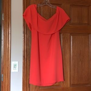 Charles Henry Off the shoulder dress